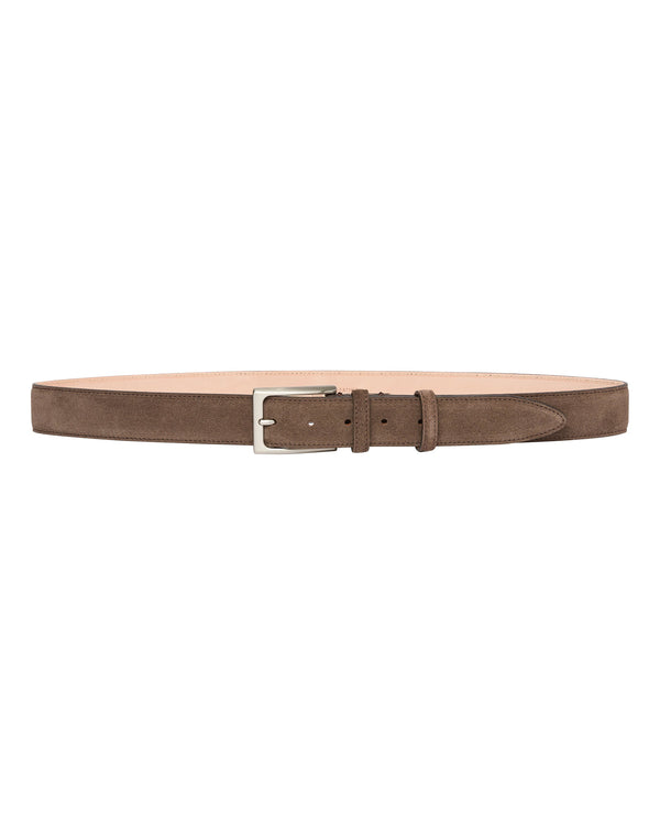 n.peal Men's Suede Belt In Brown