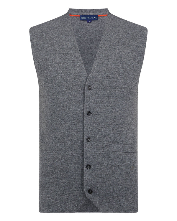 N.peal PRE ORDER TUCCI WAISTCOAT In Elephant Grey