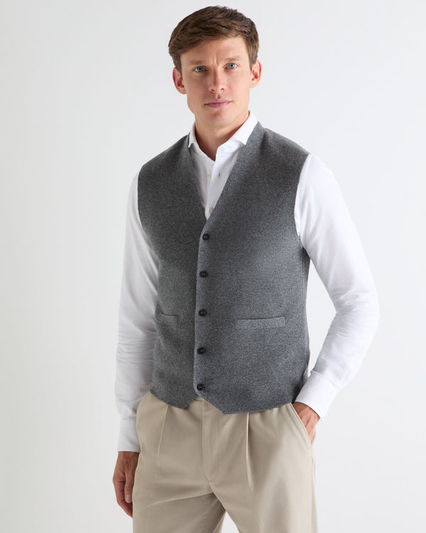 N.peal PRE ORDER TUCCI WAISTCOAT In Elephant Grey