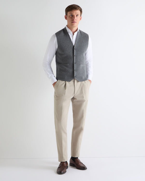 N.peal PRE ORDER TUCCI WAISTCOAT In Elephant Grey