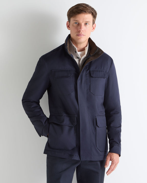N.peal TUCCI FIELD JACKET In Navy Blue