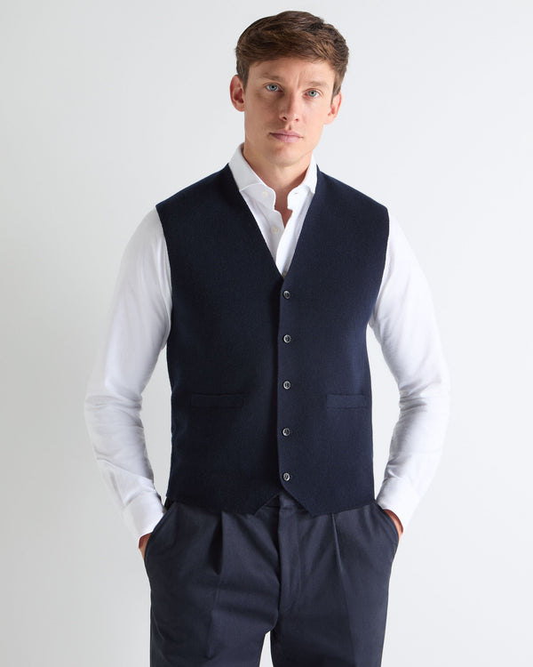 n.peal TUCCI WAISTCOAT In Navy Blue
