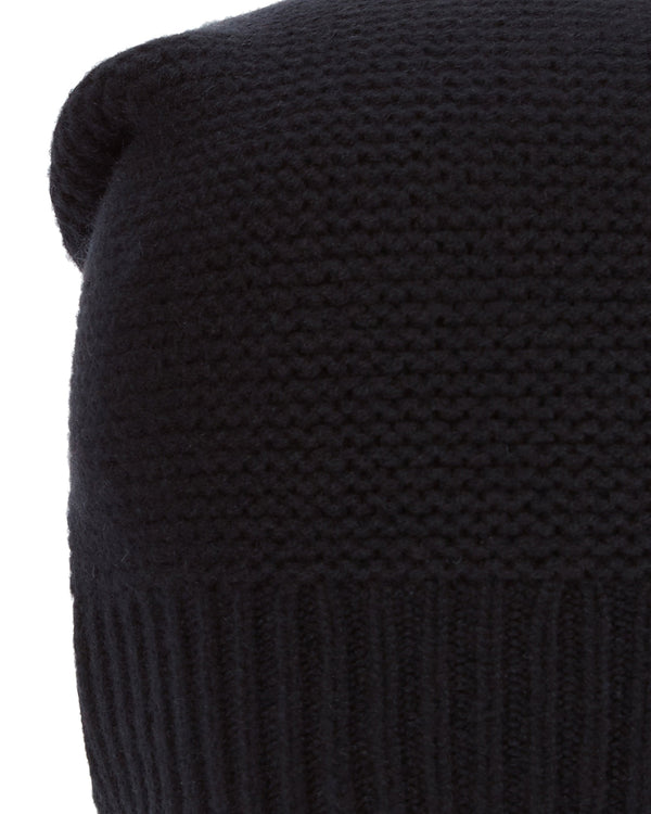 N.peal Unisex Beanie Cashmere Hat In Black