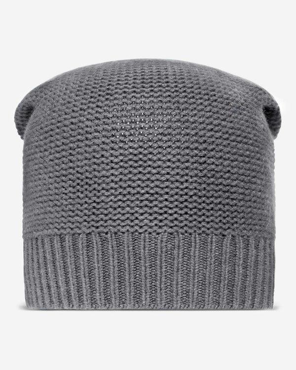 N.peal Unisex Beanie Cashmere Hat In Elephant Grey