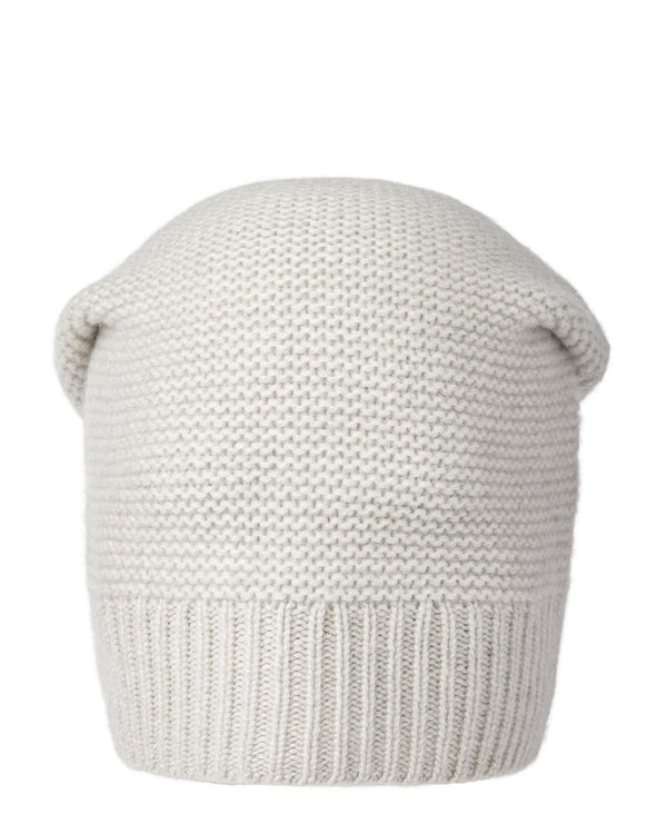 n.peal Unisex Beanie Cashmere Hat In Pebble Grey