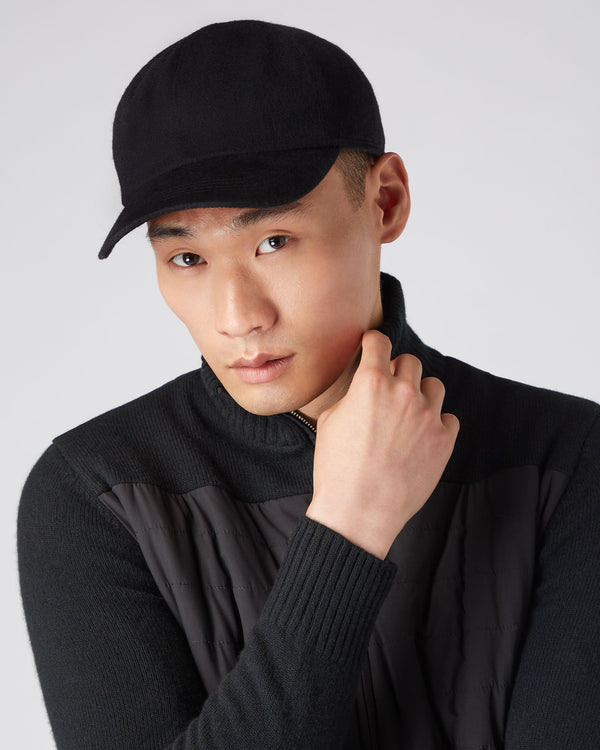 N.peal Unisex Cashmere Cap In Black