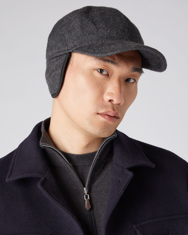 N.peal Unisex Cashmere Cap In Dark Grey