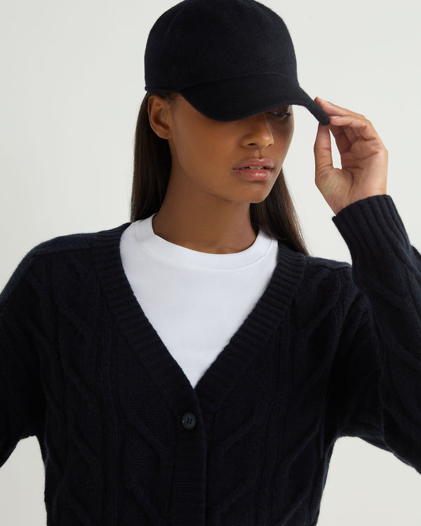 N.peal Unisex Cashmere Cap In Navy Blue