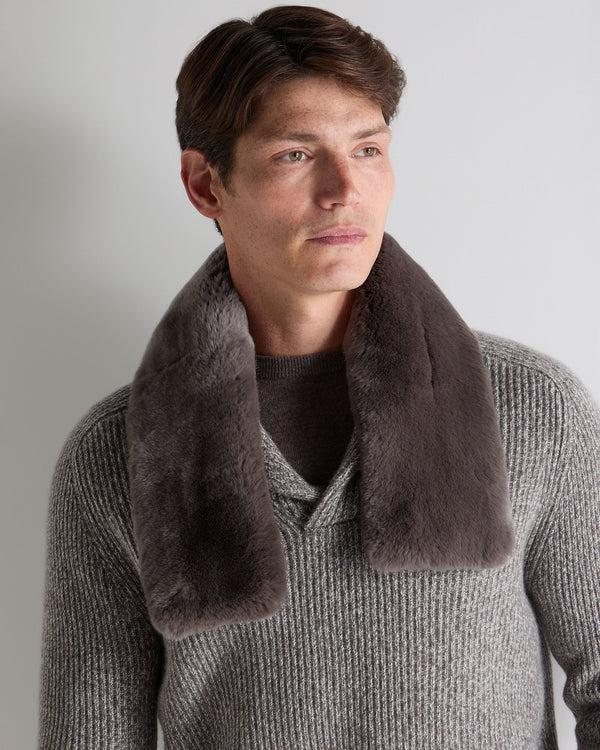 N.peal Unisex Fur Neckwarmer In Otter Brown