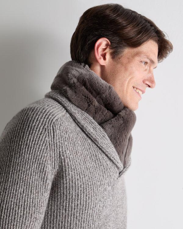N.peal Unisex Fur Neckwarmer In Otter Brown
