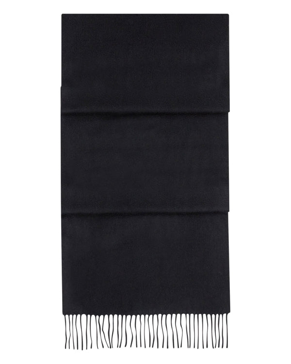 n.peal Unisex Large Woven Cashmere Scarf In Black