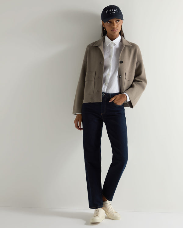 N.peal Unisex N.Peal Cotton Cap In Navy Blue