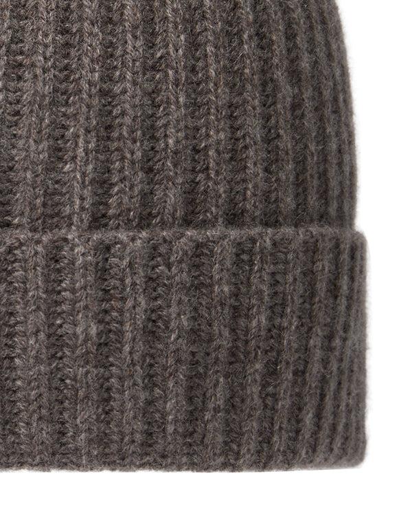 N.peal Unisex Ribbed Cashmere Hat In Otter Brown