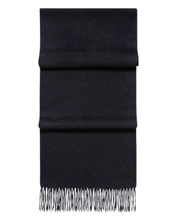 n.peal Unisex Woven Cashmere Scarf In Black