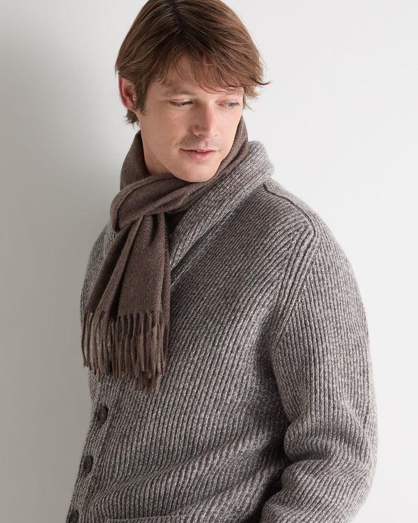 N.peal Unisex Woven Cashmere Scarf In Otter Brown
