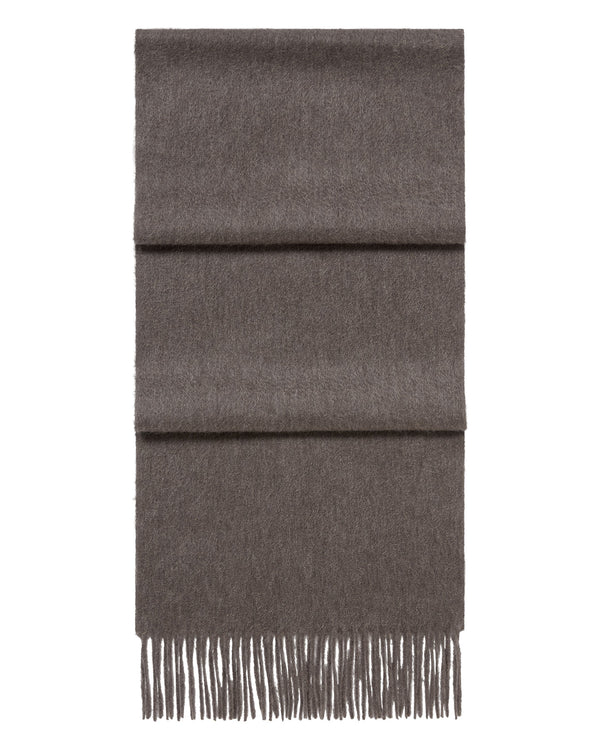 n.peal Unisex Woven Cashmere Scarf In Otter Brown