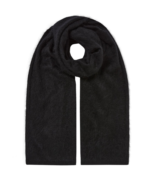 n.peal Women's Brushed Cashmere Scarf In Black
