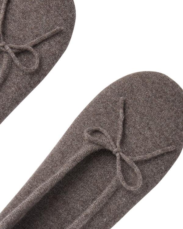 N.peal Women's Cashmere Slippers In Otter Brown