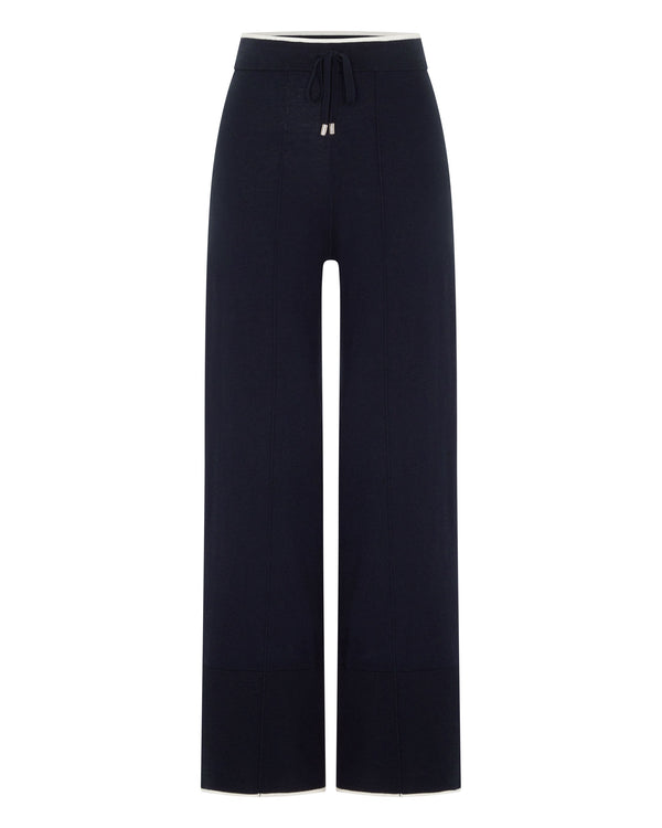 N.peal Women's Cotton Cashmere Pant In Navy Blue