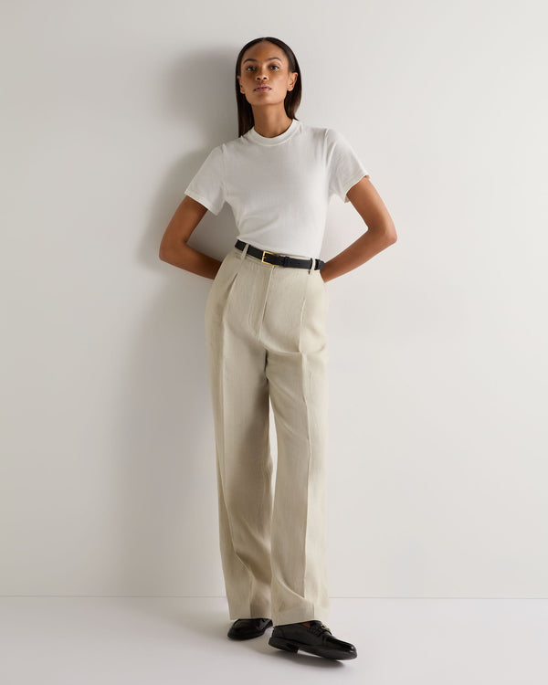 N.peal Women's Cotton T-Shirt In White