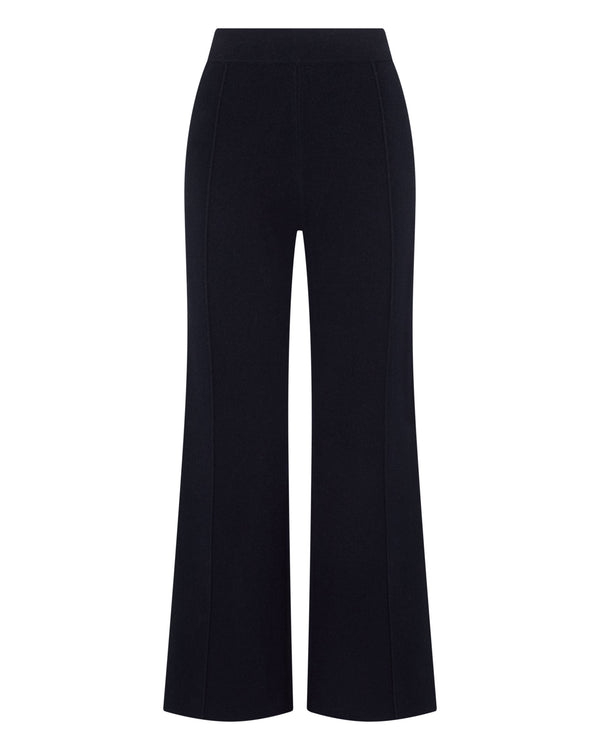 N.peal Women's Double Face Pants In Navy Blue