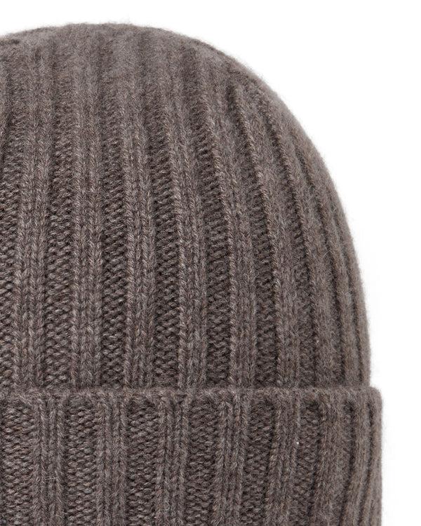 N.peal Unisex Chunky Ribbed Cashmere Hat In Otter Brown