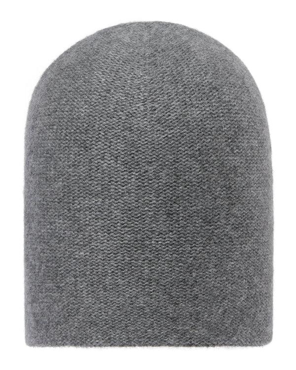 n.peal Unisex Double Layer Cashmere Beanie In Elephant Grey