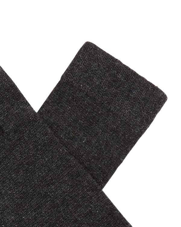 N.peal Unisex Fingerless Cashmere Gloves In Dark Charcoal Grey