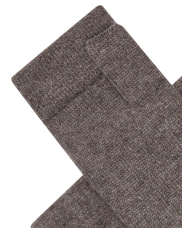 N.peal Unisex Fingerless Cashmere Gloves In Otter Brown