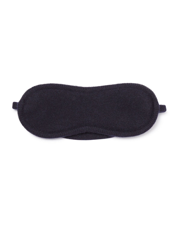 n.peal Unisex Knitted Cashmere Eye Mask In Navy Blue