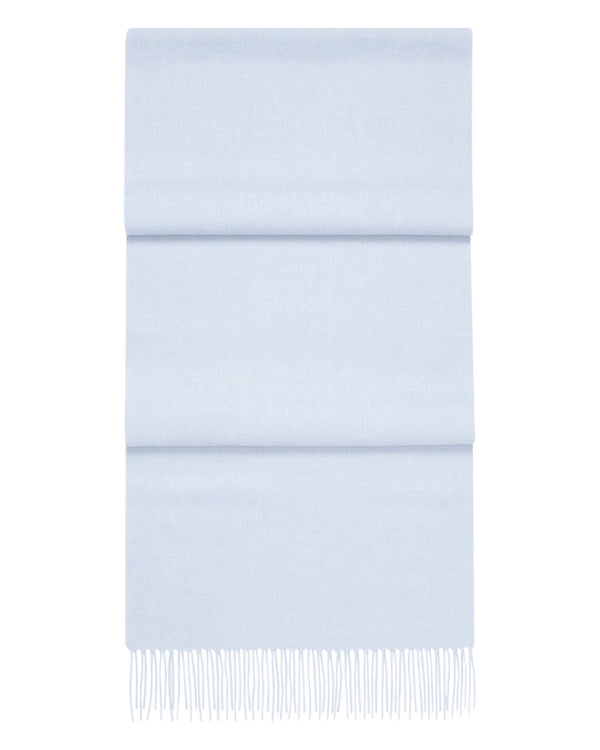 n.peal Unisex Large Woven Cashmere Scarf In Cornflower Blue