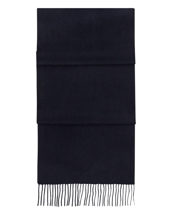 n.peal Unisex Large Woven Cashmere Scarf In Navy Blue