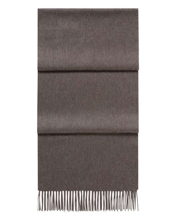 n.peal Unisex Large Woven Cashmere Scarf In Otter Brown