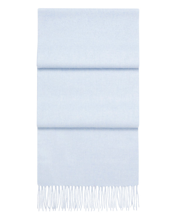 n.peal Unisex Woven Cashmere Scarf In Cornflower Blue