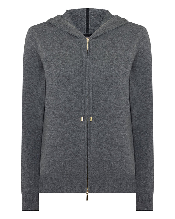 N.peal Women's Ada Cashmere Hoodie In Elephant Grey