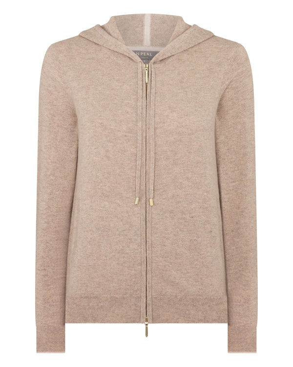 N.peal Women's Ada Cashmere Hoodie In Oatmeal Brown