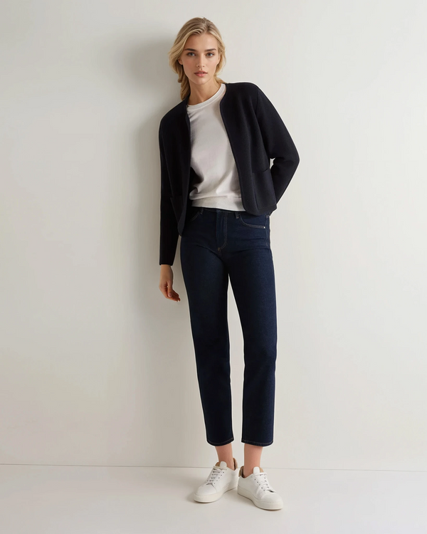 N.peal Women's Cotton Cashmere Round Neck Sweater In New Ivory White