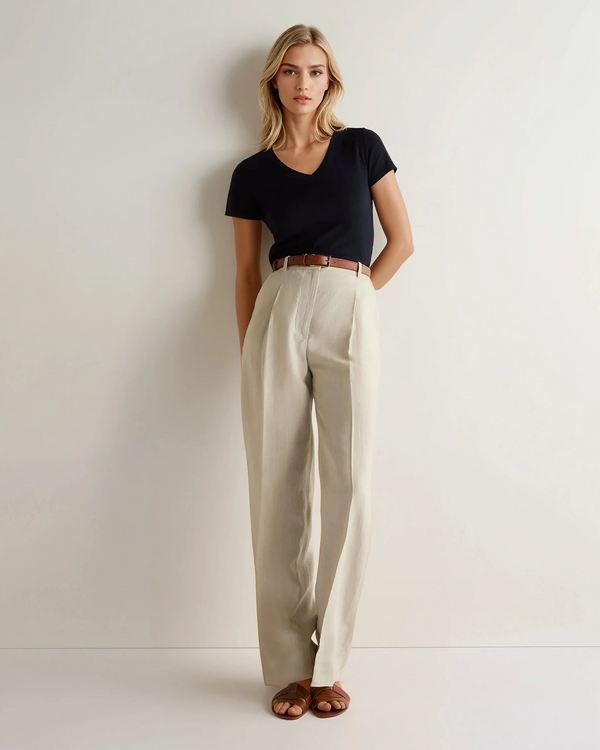 N.peal Women's Cotton Cashmere Silk T-Shirt In Navy Blue