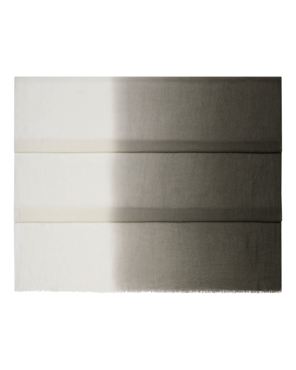 n.peal Women's Dip Dye Cashmere Scarf In Arabica Khaki Green