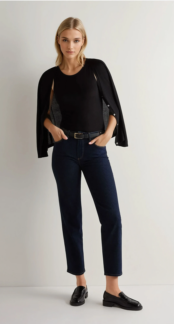 N.peal Women's Ella Superfine Cashmere Shell Top In Black