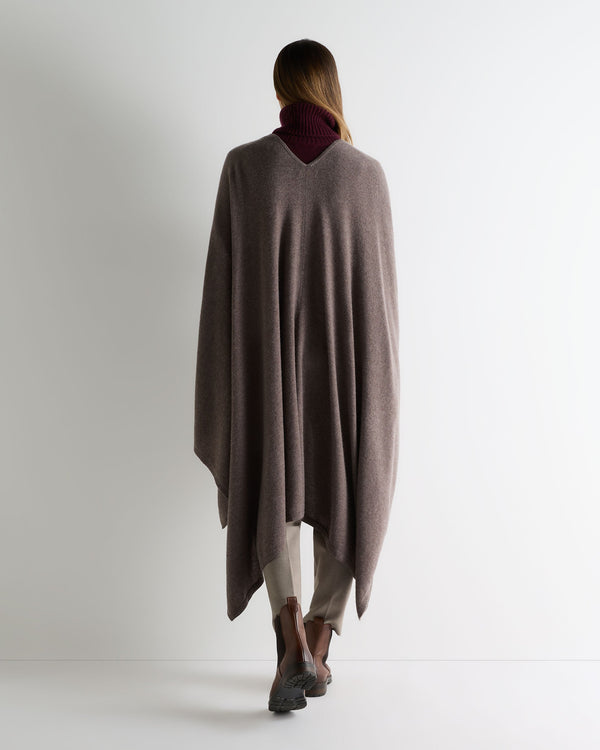 N.peal Women's Lily Lightweight Cashmere Cape In Otter Brown