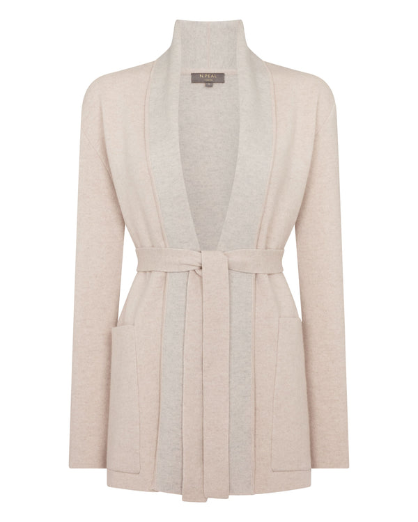 N.peal Women's Milano Cashmere Cardigan In Ecru White