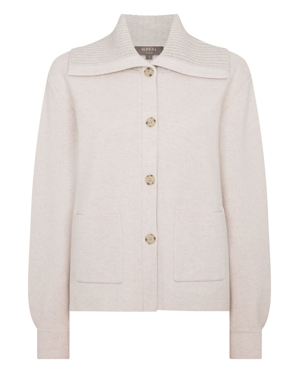 N.peal Women's Milano Cashmere Overshirt In Frost White