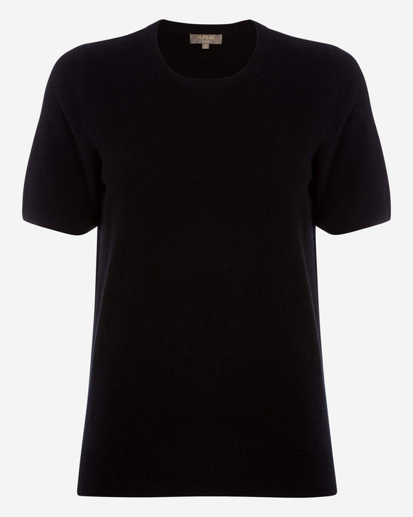 N.peal Women's Milly Classic Cashmere T-Shirt In Black