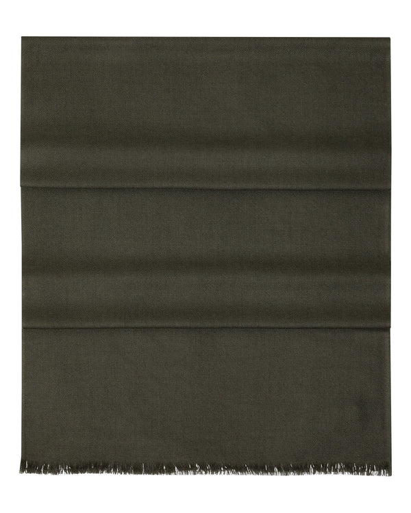 n.peal Women's Pashmina Cashmere Stole In Arabica Khaki Green