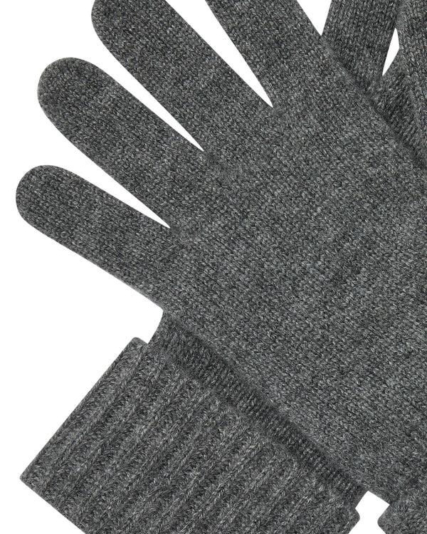 N.peal Women's Ribbed Cashmere Gloves In Elephant Grey