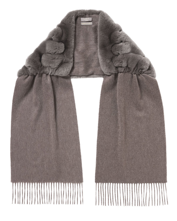 n.peal Women's St Moritz Fur Neck Scarf In Otter Brown