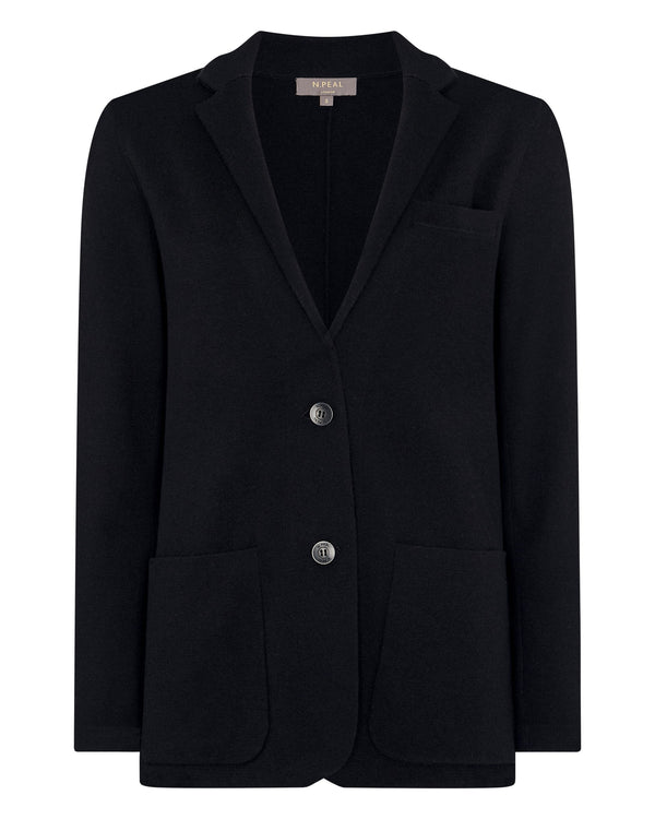 N.peal Women's Superfine Cashmere Silk Blazer In Black
