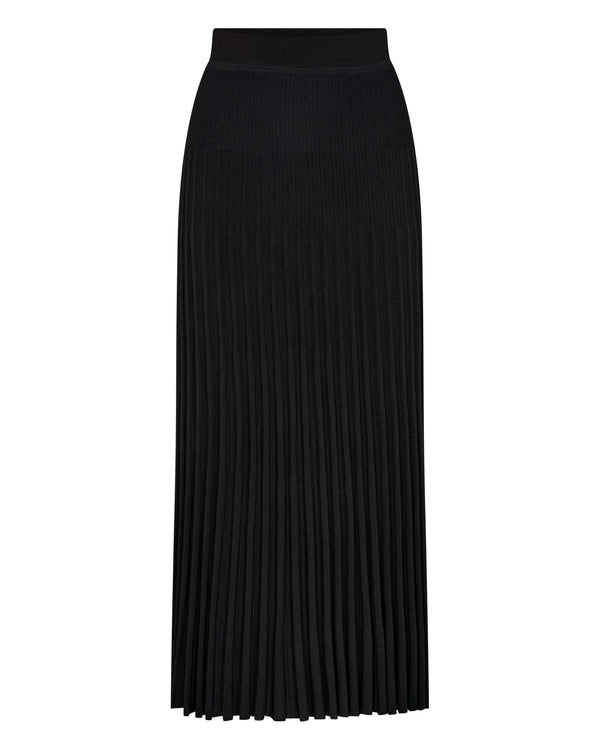 N.peal Women's Superfine Pleated Cashmere Silk Skirt In Black
