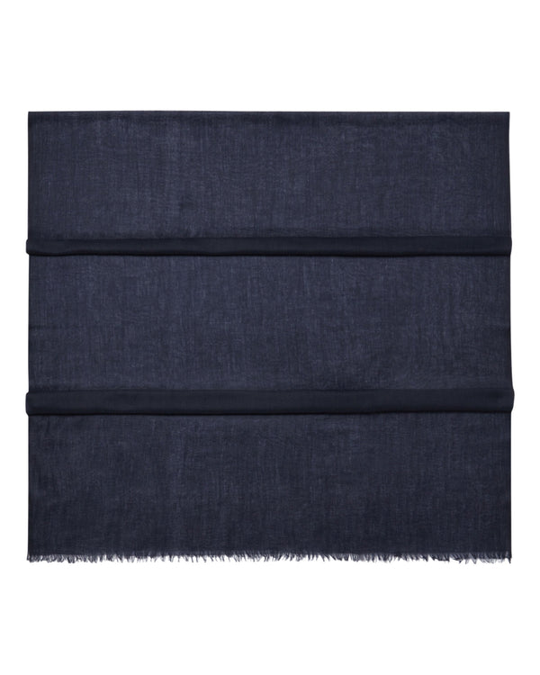 n.peal Women's Ultrafine Pashmina Cashmere Shawl In Navy Blue